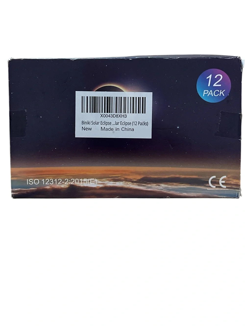 Biniki‎ Solar Eclipse Glasses 12 Pack April 8, 2024 Commemorative Box
